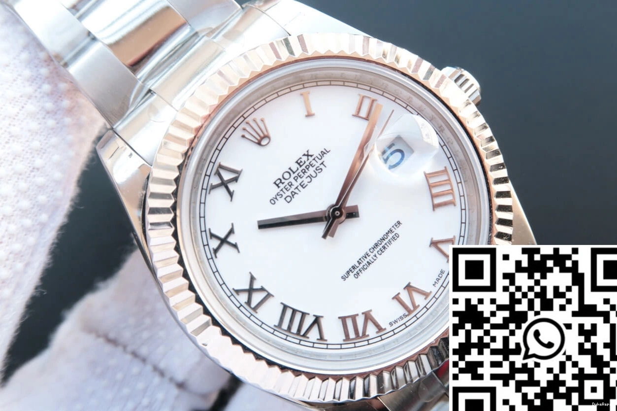 Dial Factory Datejust M126334-0023 Rolex EW White 1106